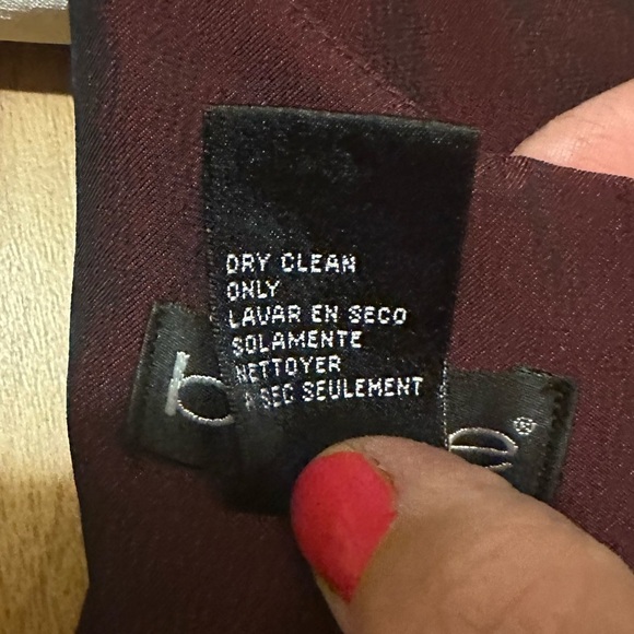 Bebe size medium burgundy dress - Picture 6 of 7